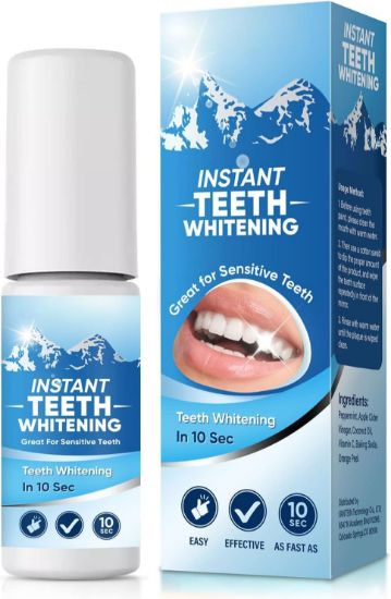Picture of Instant Teeth Whitening, Tooth White for Stain Removing from Coffee Wine Tea, Instantly Improve Teeth Brightness