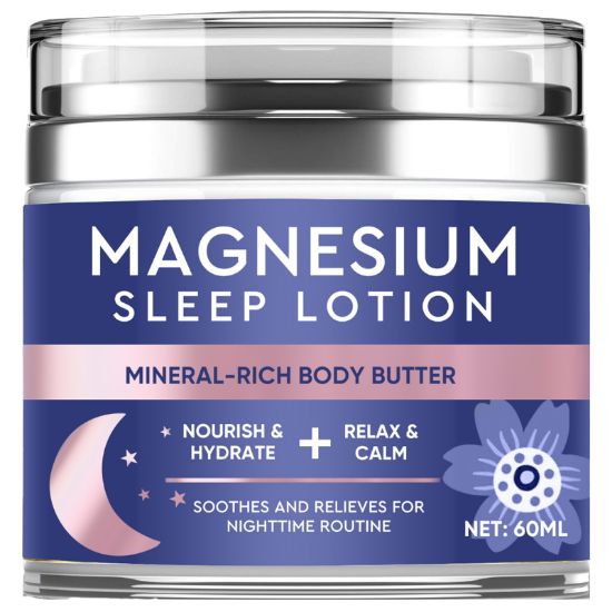 Picture of Magnesium Body Butter, Nighttime Magnesium Cream Body lotion, Calming Magnesium Lotion for Bedtime